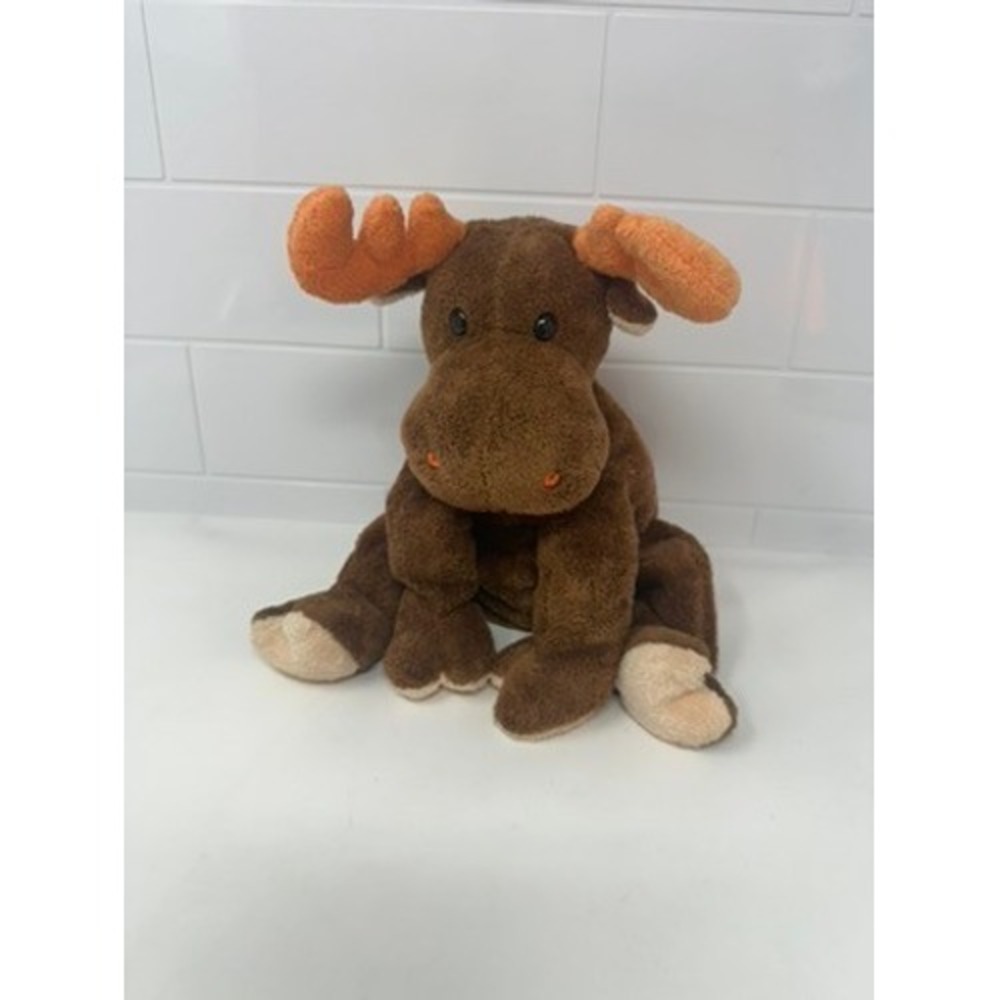 Ty Beanie Buddies Chocolate Moose Brown Plush Stuffed Animal Toy 1993 Vintage